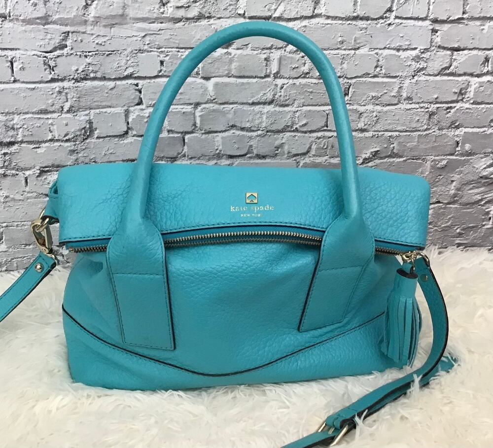 Kate Spade Carmen Southport Avenue Pebbled Leather Satchel Handbag